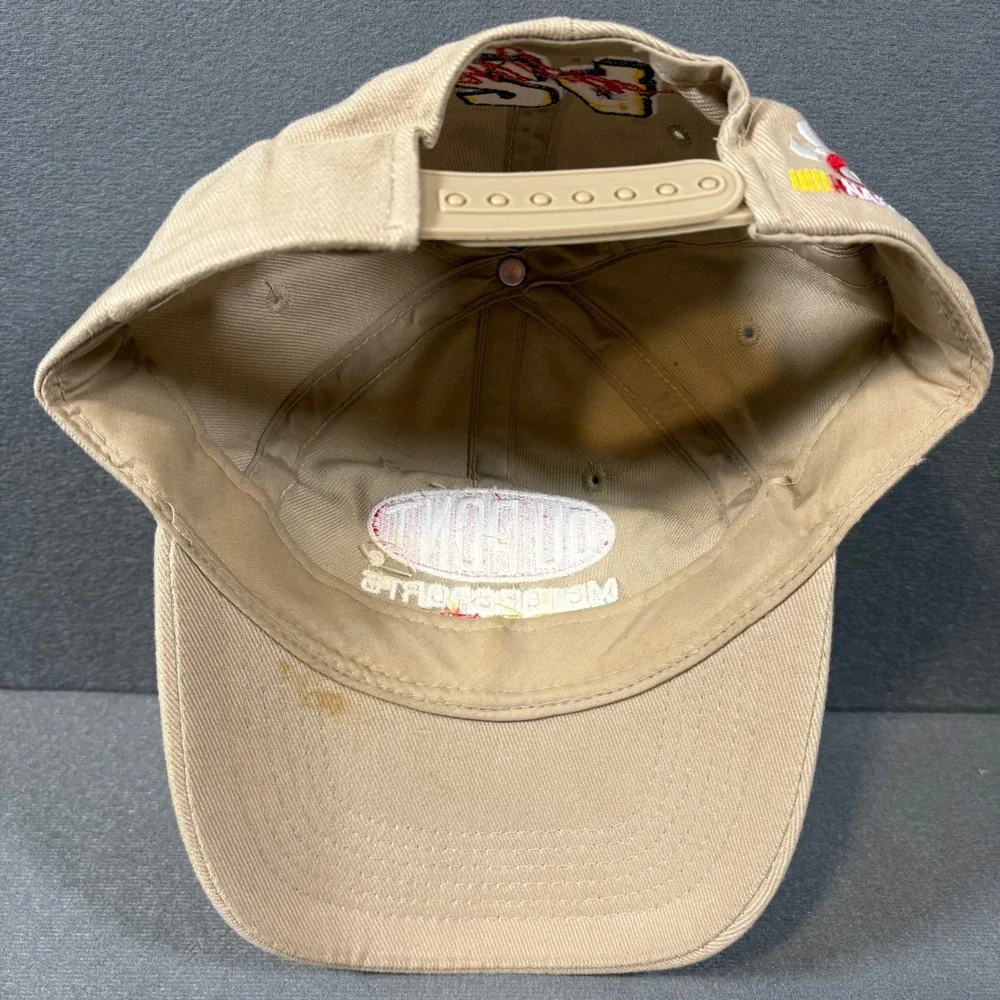 Jeff Gordon #24 Dupont Motorsports Hat Cap Beige Chase NASCAR Vintage‎ Y2K